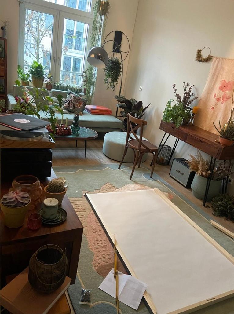 Gemuetliche Schlafcouch Im Hellen Wohnzimmer Zum Kurzaufenthalt Privatunterkunft *
